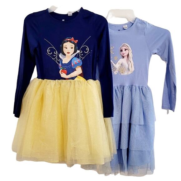 Disney x H&M Snow White Elsa Frozen Tulle Dress Bundle 8/10 - Picture 11 of 11